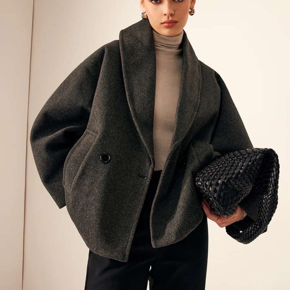 Commense Dark Gray Oversized Blazer